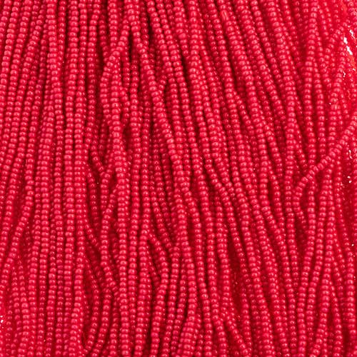 Czech - 11/0 Seed bead - Terra Intensive Red (500g Strung)
