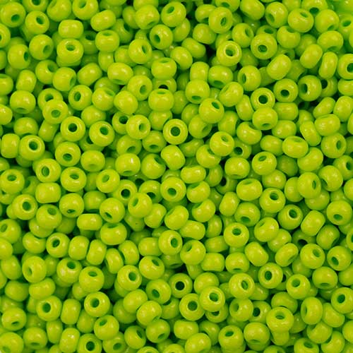Czech Seed Beads - 11/0 - Terra Intensive Light Green (23g)