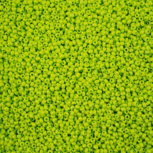 Czech - 11/0 Seed Beads - Terra Intensive Light Green (250g)