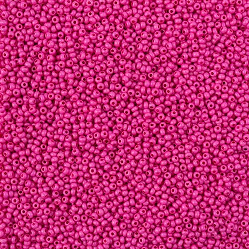 Czech Seed Beads - 11/0 - Terra Intensive Pink Matte (23g)