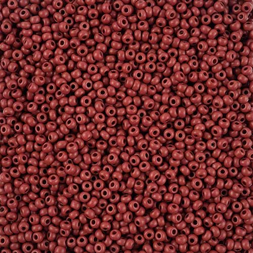 Czech Seed Beads - 11/0 - Terra Intensive Brown Matte (500g Strung)