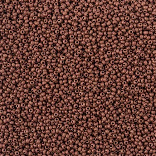 Czech Seed Beads - 11/0 - Terra Intensive Dark Brown Matte (250g)