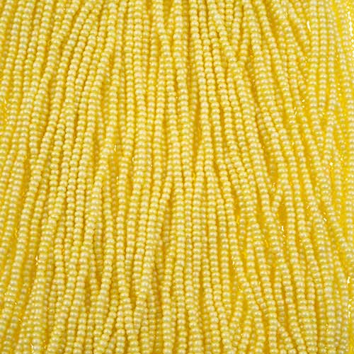 Czech Seed Beads - 11/0 - Permalux Light Yellow (250g Strung)