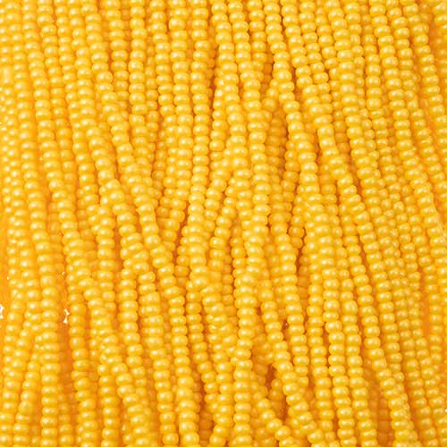 Czech Seed Beads - 11/0 - Permalux Dark Yellow (250g Strung)