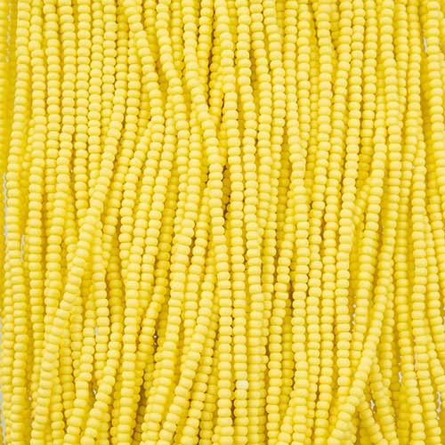 Czech Seed Beads - 11/0 - Permalux Light Yellow Matte (250g Strung)