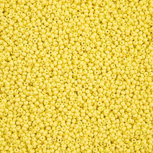 Czech Seed Beads - 11/0 - Permalux Light Yellow Matte (Tube)