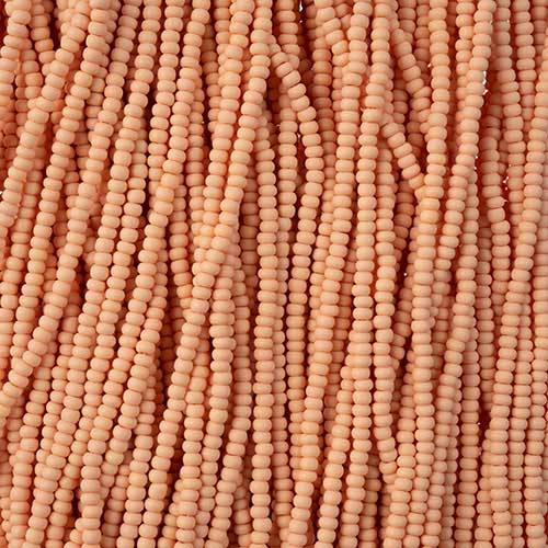 Czech Seed Beads - 11/0 - Permalux Apricot Matte (250g Strung)