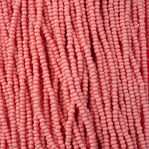 Czech Seed Beads - 11/0 - Permalux Pink Matte (250g Strung)