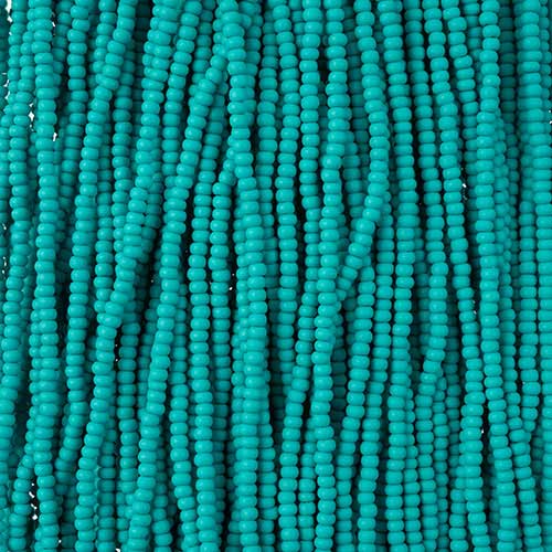 Czech Seed Beads - 11/0 - Permalux Teal Matte (250g Strung)