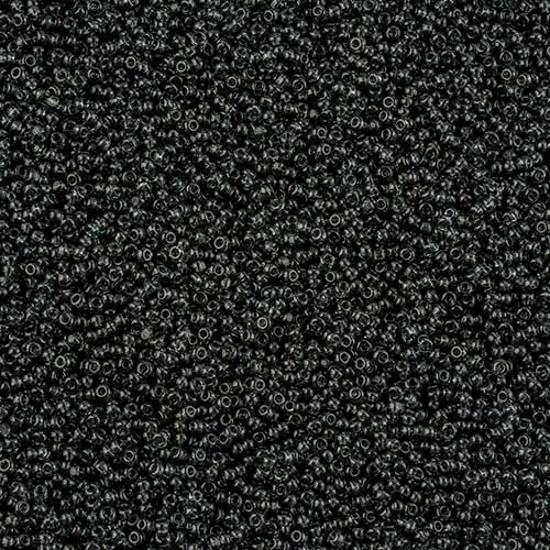 Czech Seed Beads - 13/0 - Charlotte Single Cut - Transparent Grey (100g Pack Loo