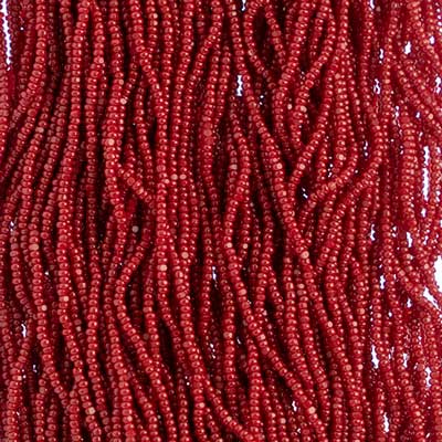 Czech - 13/0 Charlotte - Dark Red (100g Strung)