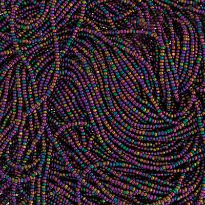 Czech - 13/0 Charlotte - Metallic Purple Iris (100g Strung)
