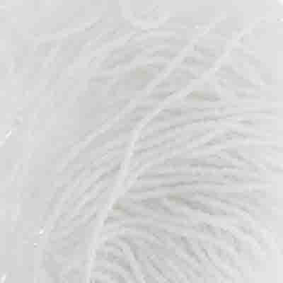 Czech - 13/0 Charlotte - White Opal (100g Strung)