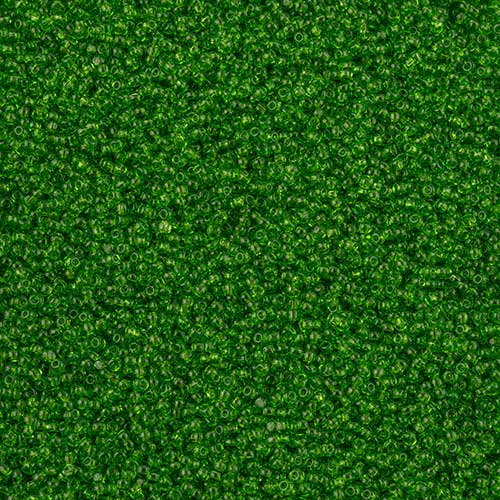 Czech Seed Beads - 13/0 - Charlotte Single Cut - Transparent Chartreuse (100g Pa