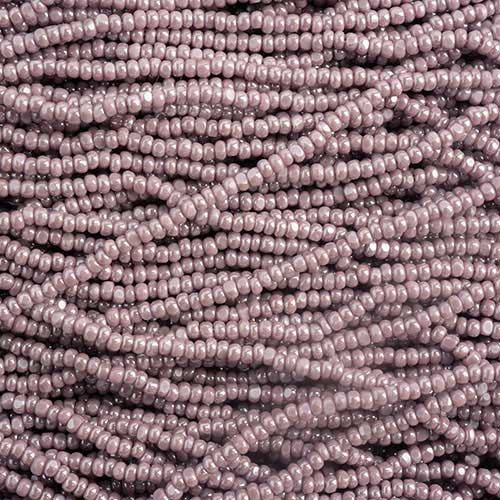 Czech - 13/0 Charlotte - Opaque Mauve Luster (100g Strung)