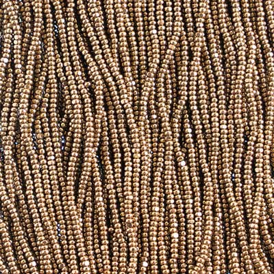 Czech - 13/0 Charlotte - Opaque Metallic Bronze (100g Strung)