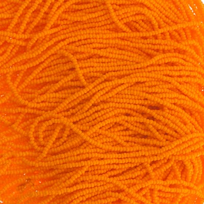 Czech - 13/0 Charlotte - Opaque Light Orange (100g Strung)