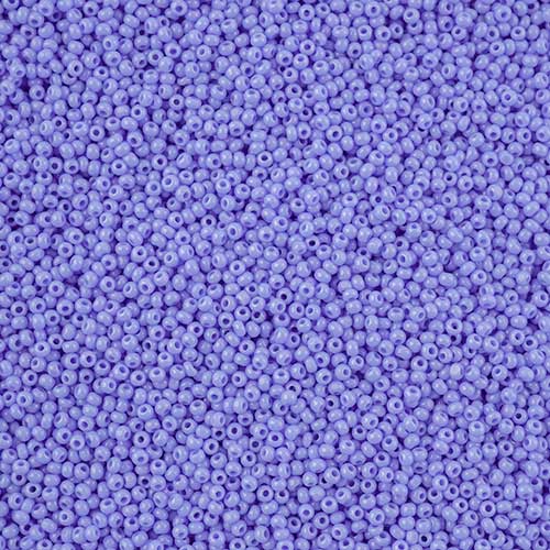 Czech Seed Beads - 13/0 - Charlotte Single Cut - Opaque Pale Blue (100g Pack Loo