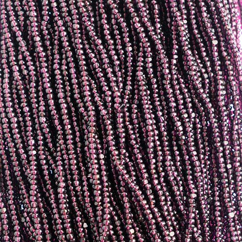 Czech Seed Beads Cut - 8/0 - Silver Lined Purple (500g Strung)