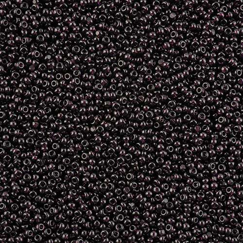 Czech Seed Beads - 11/0 - Single Cut - Transparent Dark Amethyst (100g Pack Loos