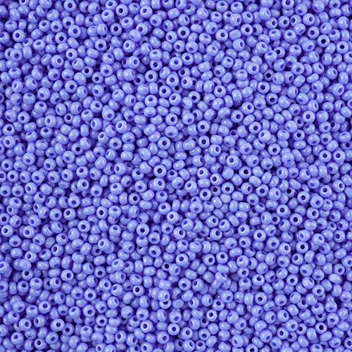 Czech Seed Beads - 11/0 - Single Cut - Opaque Pale Blue (100g Pack Loose)