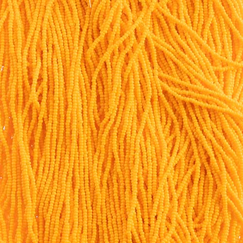 Czech - 13/0 Charlotte - Opaque Light Orange (500g Strung)