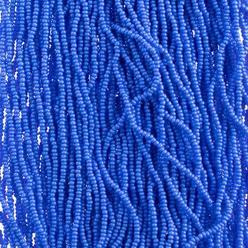 Czech - 13/0 Charlotte - Opaque Medium/Dark Blue (500g Strung)