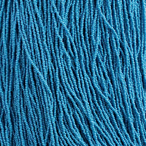 Czech - 13/0 Charlotte - Opaque Dark Blue (500g Strung)