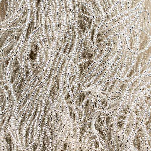 Czech - 13/0 Charlotte - Silver Lined Crystal (500g Strung)