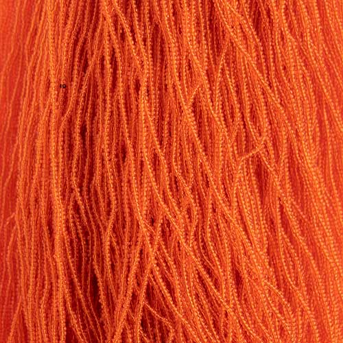 Czech - 15/0 Seed bead - Transparent Orange (500g Strung)