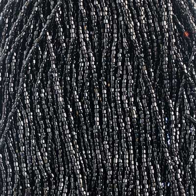 Czech Cut Seedbeads - 10/0 - Opaque Black (hank)
