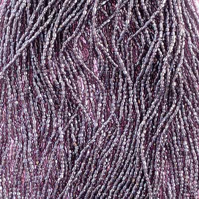 Czech - 10/0 - 3-cut Seed Beads - Purple Luster (pkg strung)