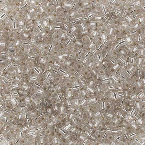 Czech Seed Beads 3Cut - 9/0 - Transparent Crystal Silver Lined (100g)