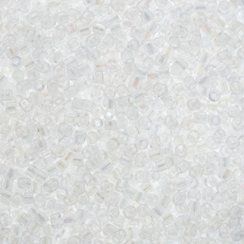 Czech Seed Beads 3Cut - 9/0 - Transparent Crystal Iris (100g)