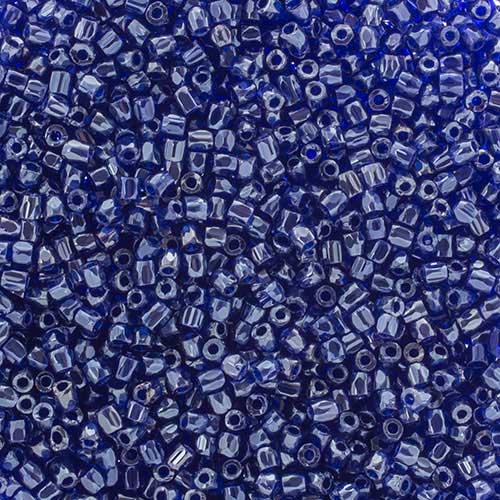 Czech Seed Beads 3Cut - 9/0 - Opaque Blue Luster (100g)