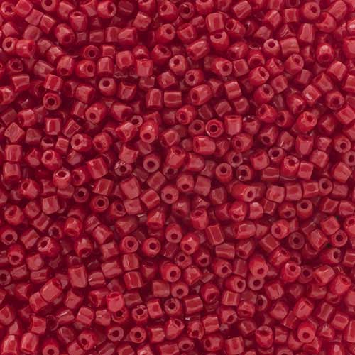 Czech Seed Beads 3Cut - 9/0 - Opaque Dark Red (100g)