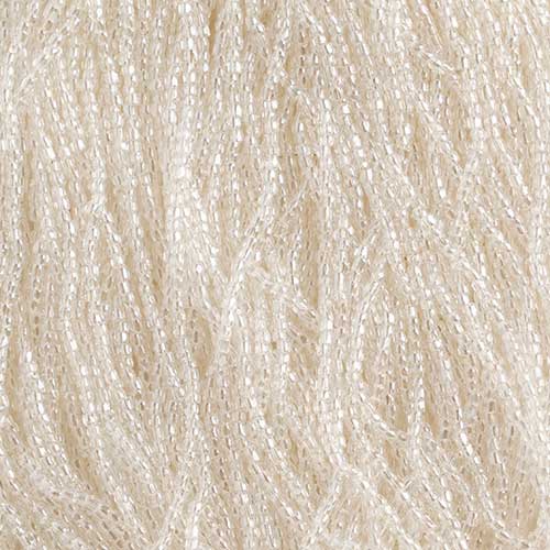 Czech - 12/0 - 3-cut Seed Beads - Transparent Crystal Luster (pkg strung)