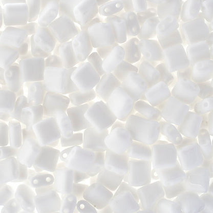 Karo Bead - Opaque Chalk White (100 grams)