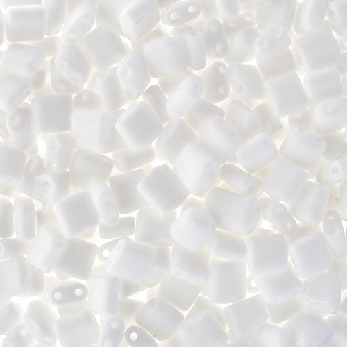 Karo Bead - Opaque Chalk White (100 grams)