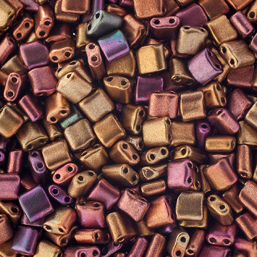 Karo Bead - Metallic Dark Gold Iris (100 grams)