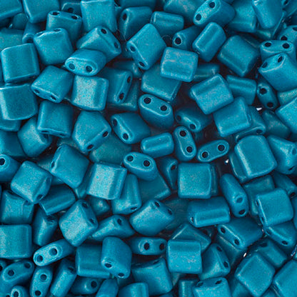 Karo Bead - Metallic Dark Turquoise (100 grams)