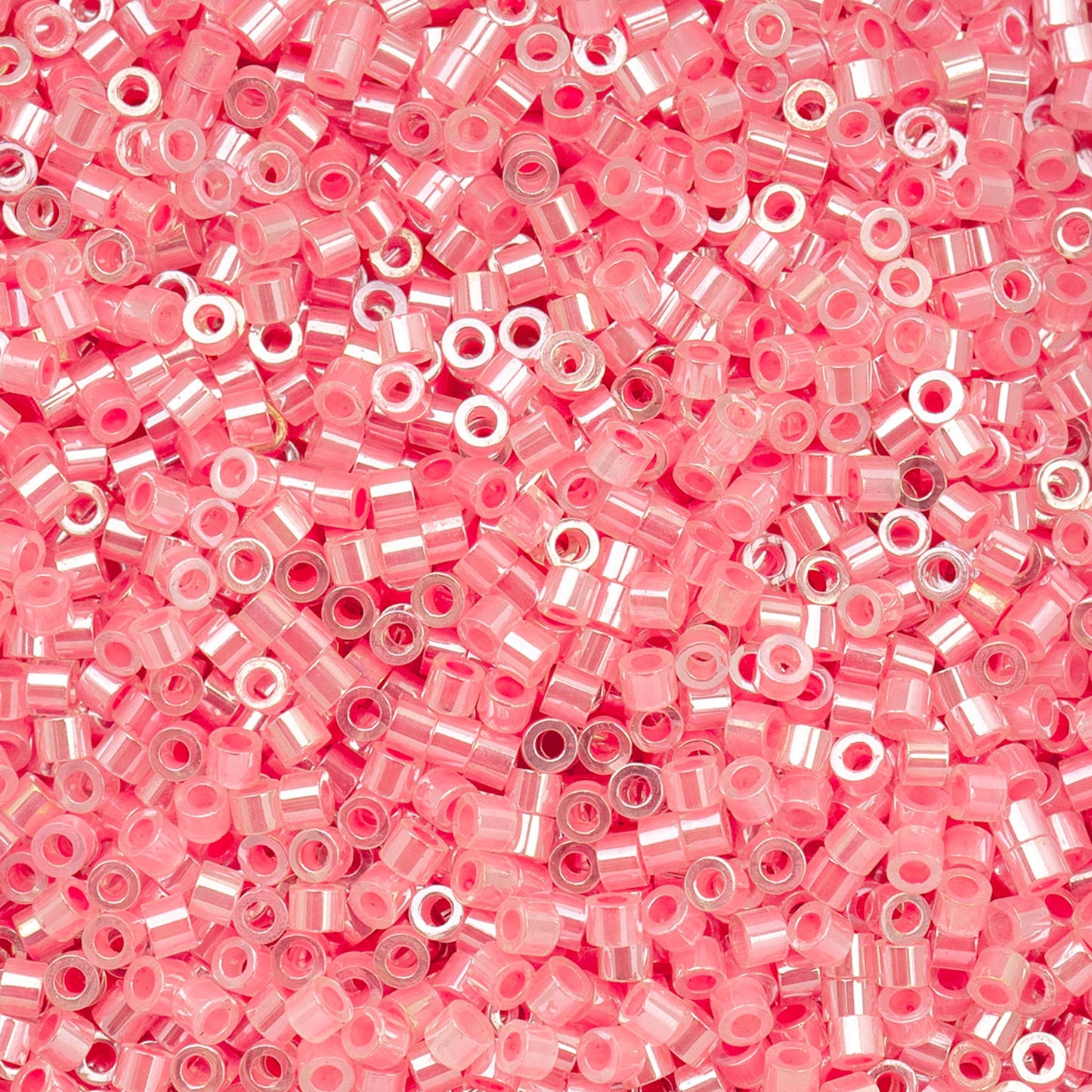 Cylin Bead - 11/0 - Crystal Rose Lined Ceylon (25g)