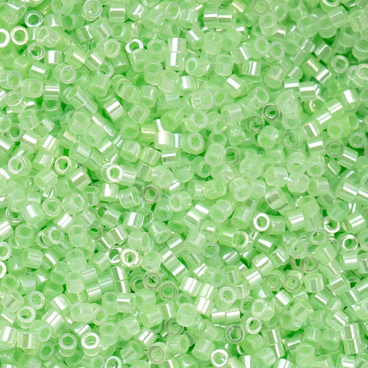 Cylin Bead - 11/0 - Light Crystal Green Ceylon (25g)