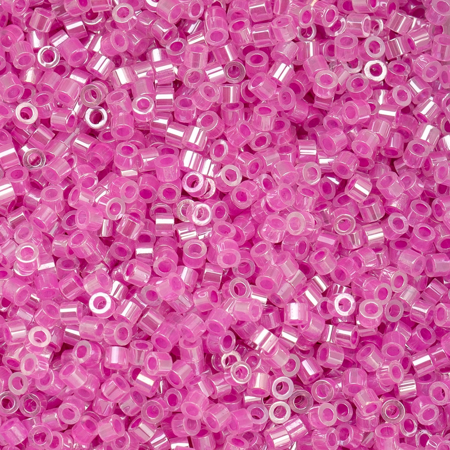 Cylin Bead - 11/0 - Crystal Fuchsia Lined Ceylon (25g)