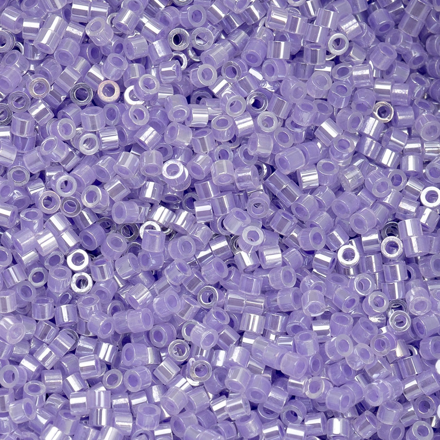 Cylin Bead - 11/0 - Crystal Purple Lined Ceylon (25g)