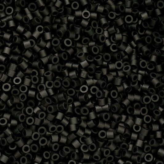 Cylin Bead - 11/0 - Black Matte (25g)