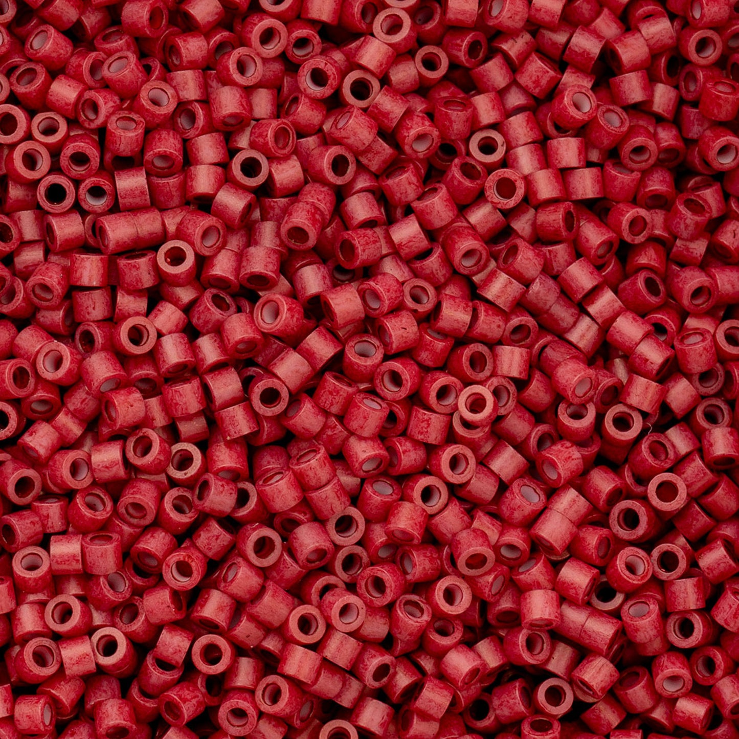 Cylin Bead - 11/0 - Opaque Red Matte (25g)
