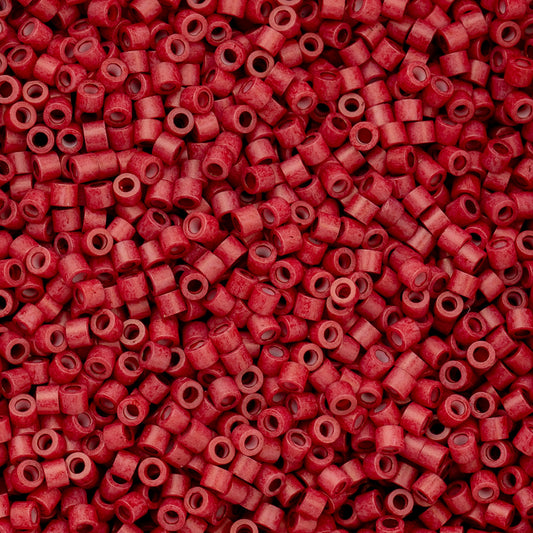 Cylin Bead - 11/0 - Opaque Red Matte (25g)