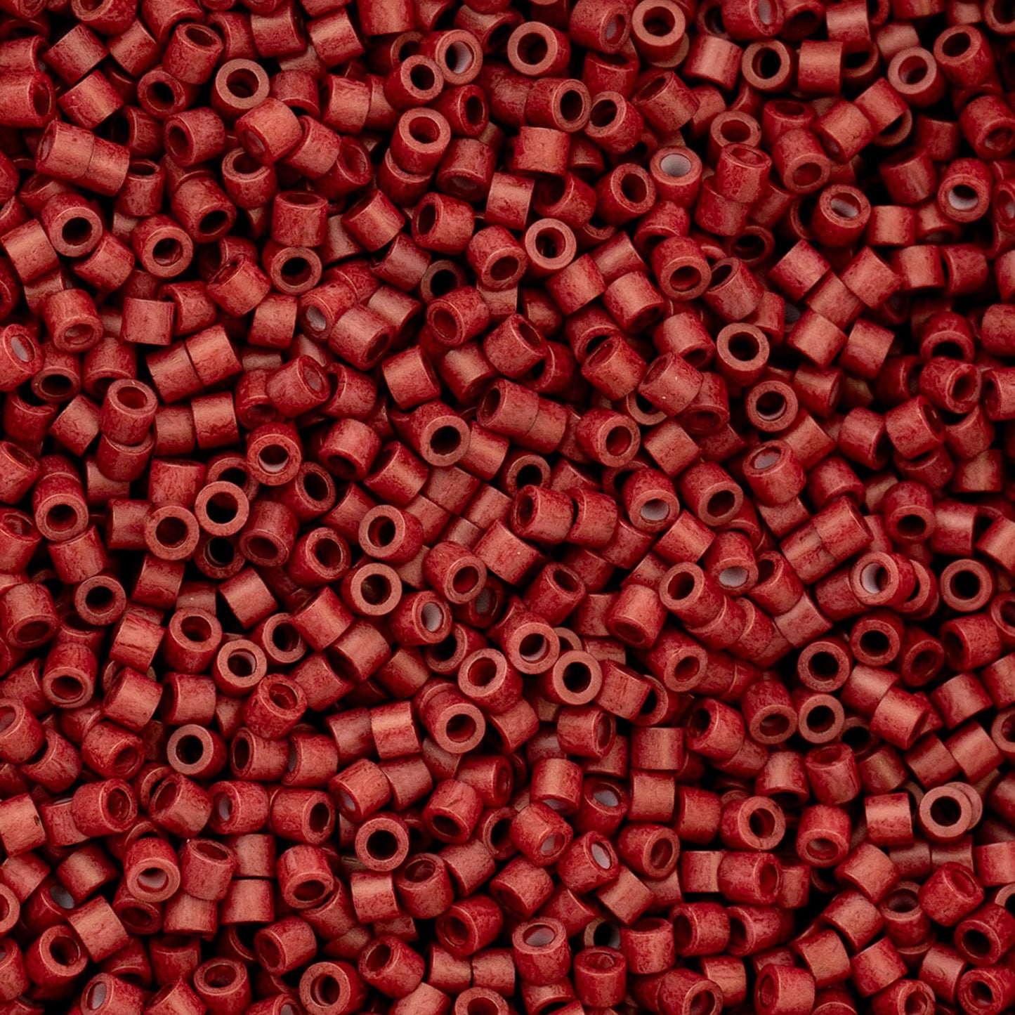 Cylin Bead - 11/0 - Dark Red Maroon Metallic Matte (25g)