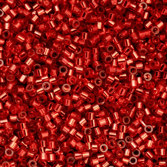 Cylin Bead - 11/0 - Red Silver Lined (25g)